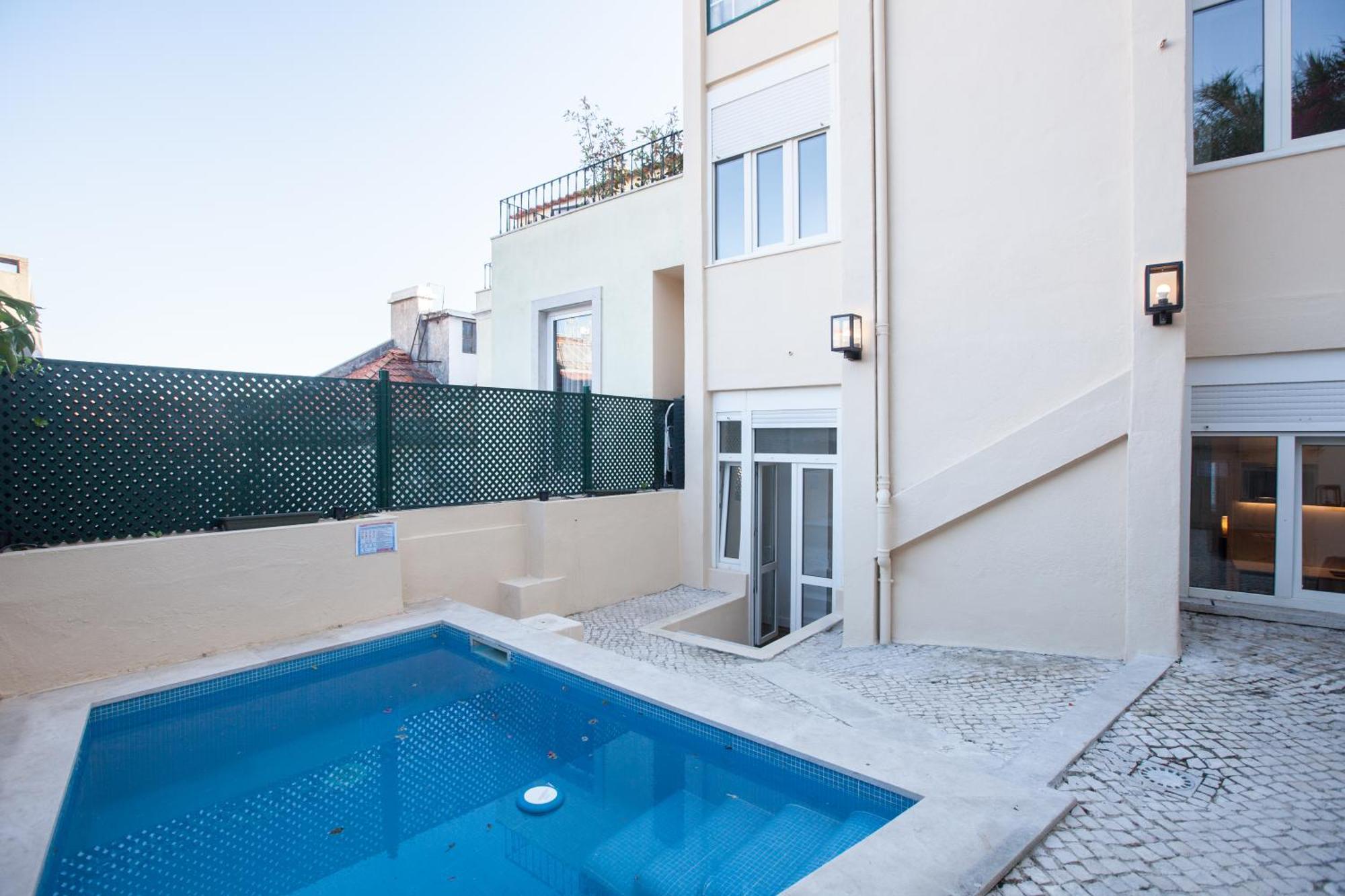 Flh Graca Charming Duplex With Small Pool Lisboa 外观 照片